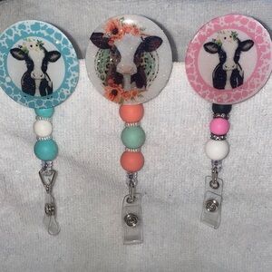 Cute Cow Badge Reels